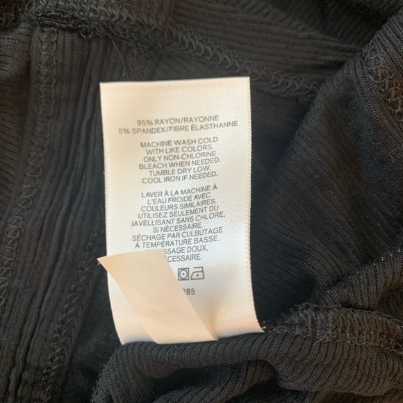 Ruched black tank. Size small. NWTs. - Picture 5 of 7